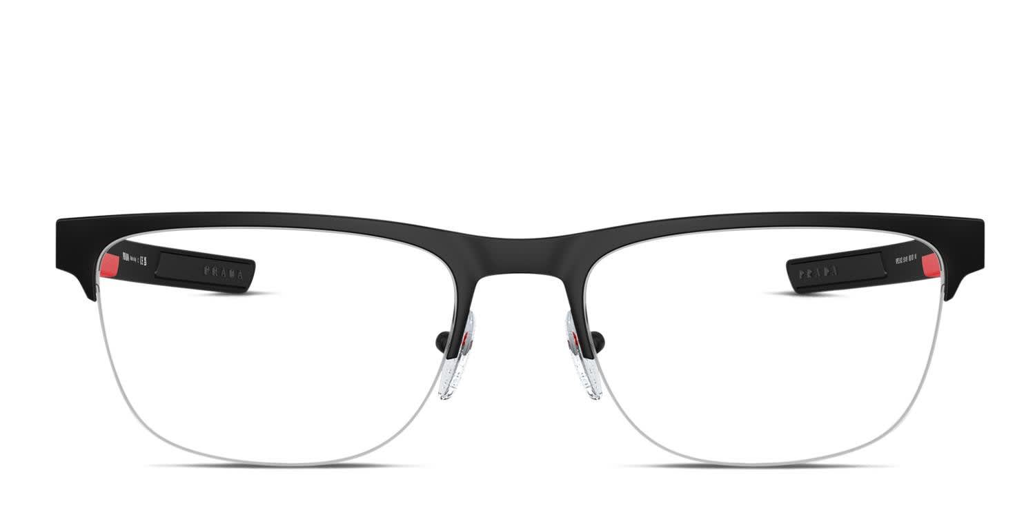 Prada Linea Rossa PS51QV Matte Black glasses - Matte Black - Frontal View