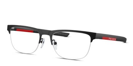 Prada Linea Rossa PS51QV Matte Black glasses - Matte Black - Angle View