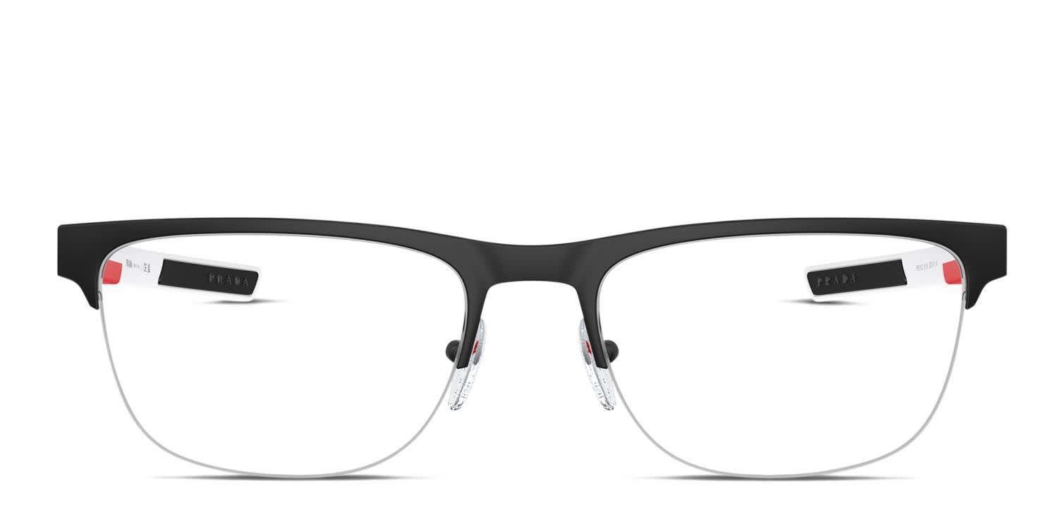 Prada Linea Rossa PS51QV Black glasses - Black - Frontal View