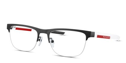 Prada Linea Rossa PS51QV Black glasses - Black - Angle View