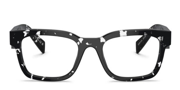Prada GP23104 Tortoiseshell Rectangular Optical Glasses Prada PRA10V tortoise , red frame main image 2