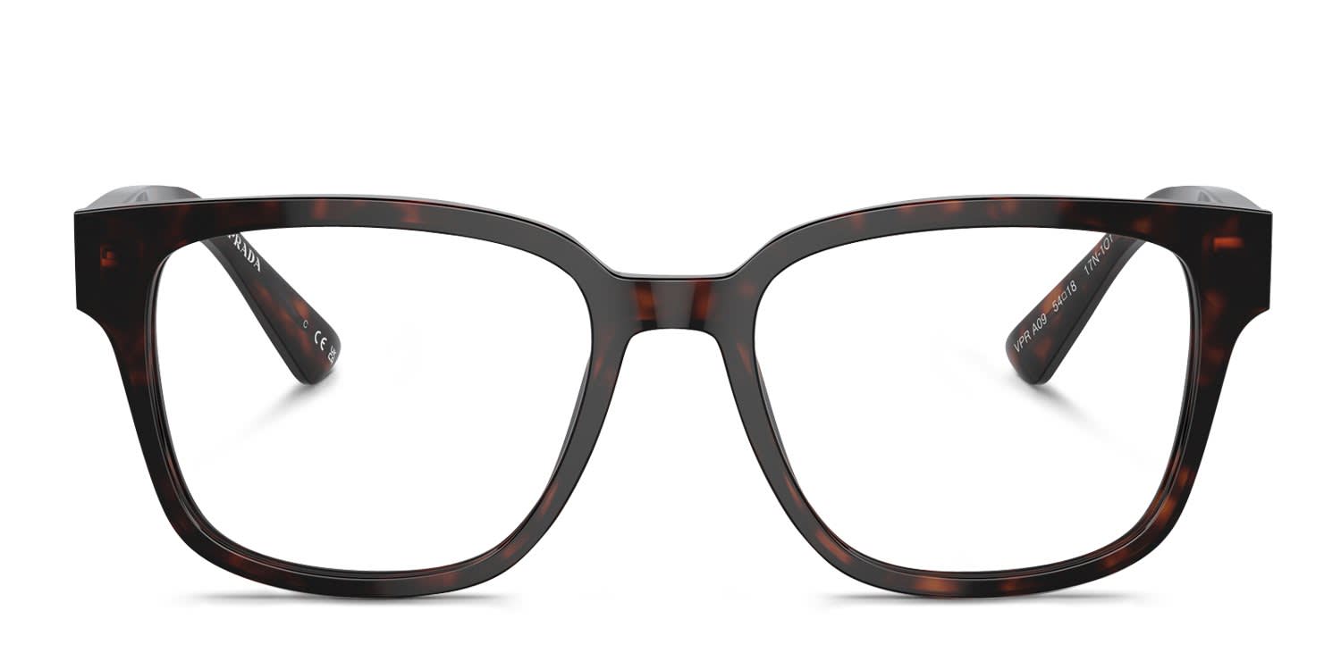 Prada PRA09V Tortoise glasses - Tortoise - Frontal View