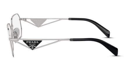 Prada PRA53V Silver glasses - Silver - Side View