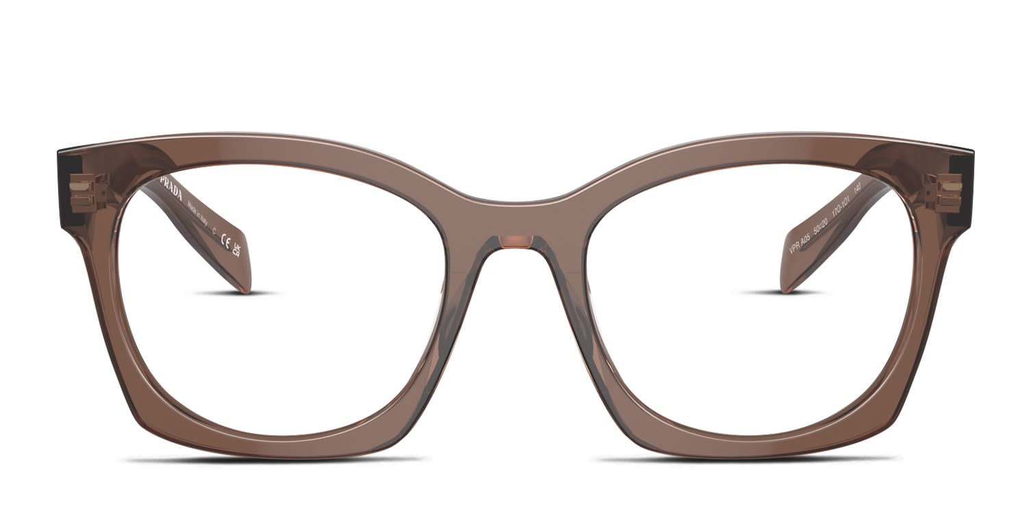 Prada PRA05V clear , brown frame