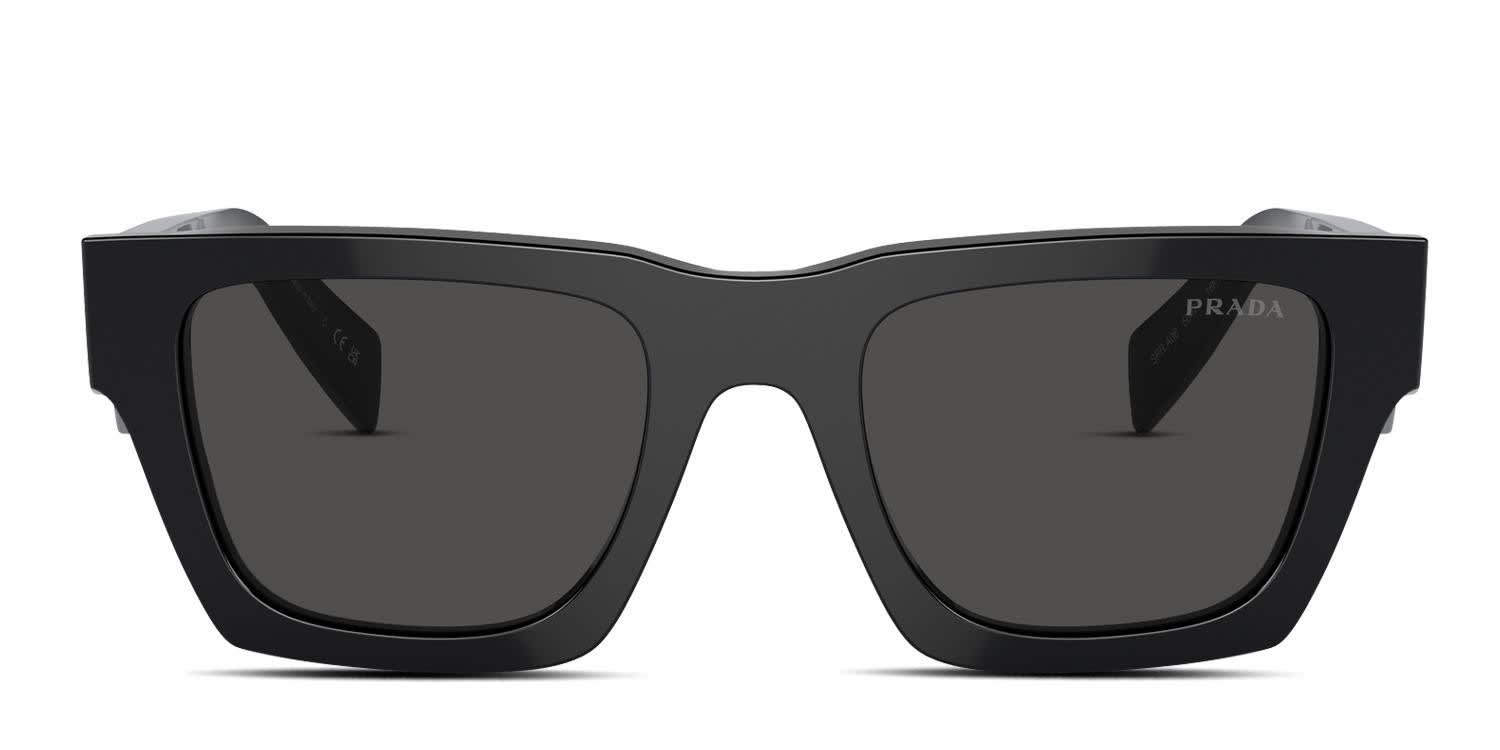 Prada PRA06S Shiny Black glasses - Shiny Black - Frontal View