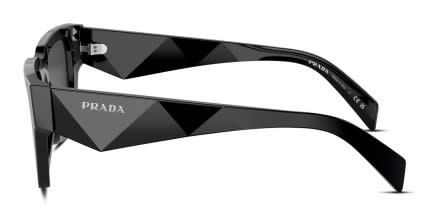 Prada PRA06S Shiny Black glasses - Shiny Black - Side View
