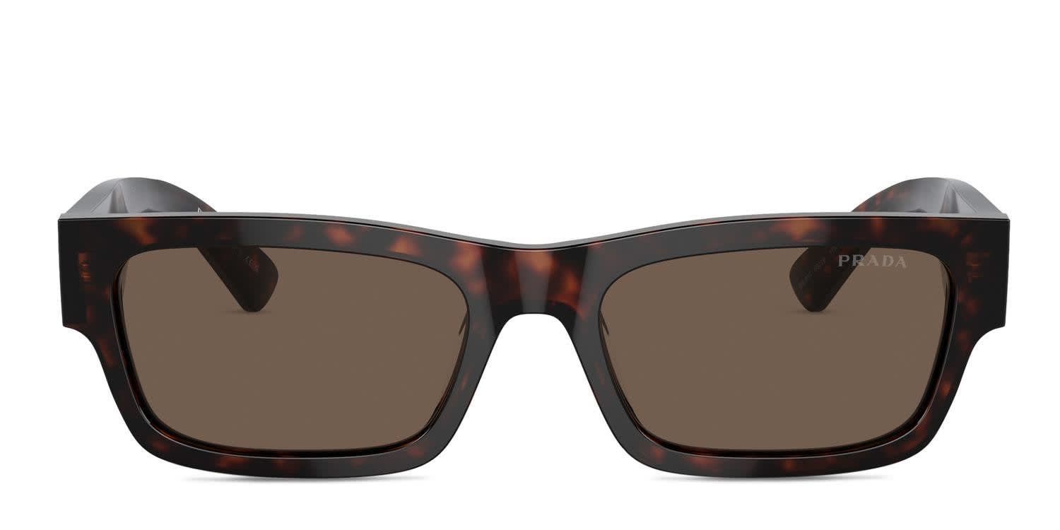 Prada PRA03S Brown, Tortoise glasses - Brown / Tortoise - Frontal View