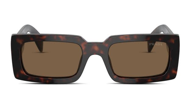 【美品】<Re:poris> ラズベリーブラウニー<レポリス> Prada PRA07S Brown, Tortoise Prescription Sunglasses