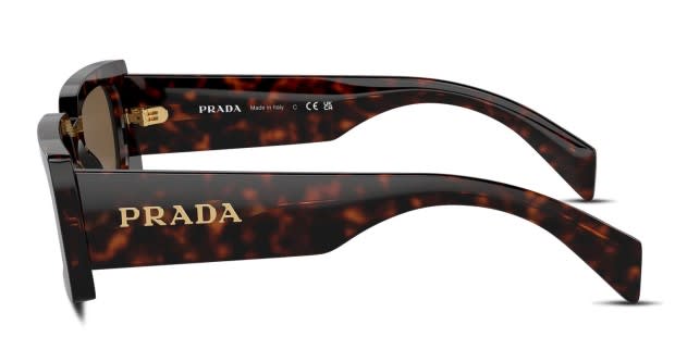 Prada PRA07S Brown Tortoise Prescription Sunglasses