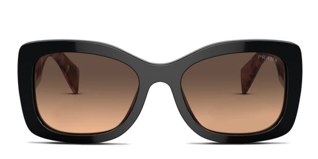 Prada PRA08S brown frame with brown gradient grey lenses  display picture 2