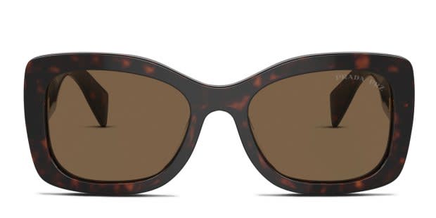 Prada PRA08S tortoise frame with dark brown polarized lenses  display picture 1