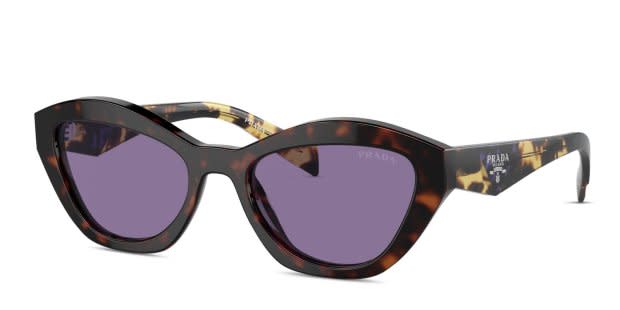 Prada PRA02S Tortoise Prescription Sunglasses display picture 2