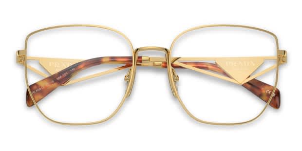 Prada PRA54VD gold frame