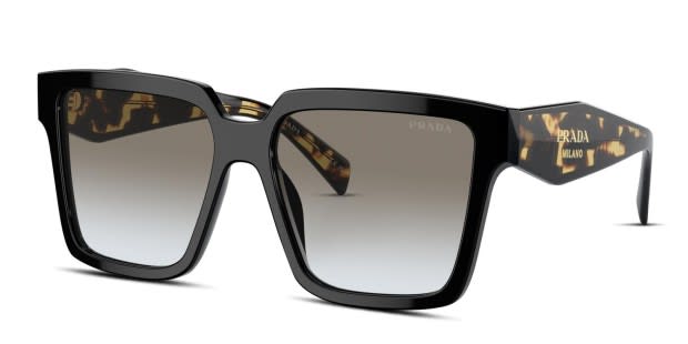 Prada PR24ZS Black Prescription Sunglasses