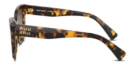 Miu Miu MU02ZS Tortoise glasses - Tortoise - Side View