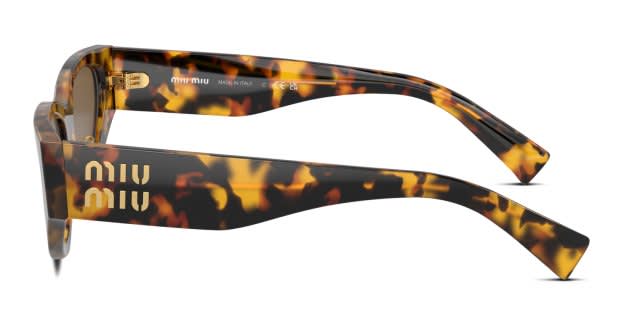 Miu Miu MU03ZS bronze , tortoise frame with dark brown lenses