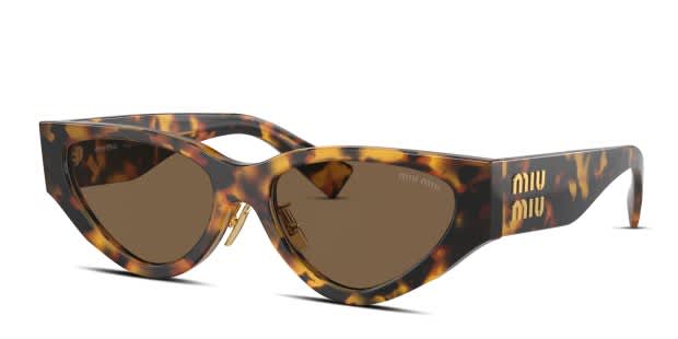 Miu Miu MU03ZS bronze , tortoise frame with dark brown lenses