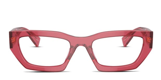 Miu miu red glasses shop