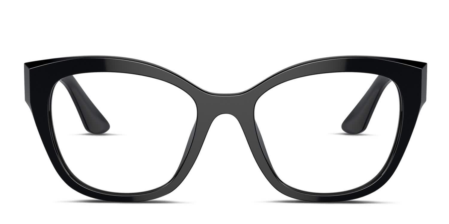mebiuse⭐ Miu Miu MU 05XV Shiny Black Prescription Eyeglasses