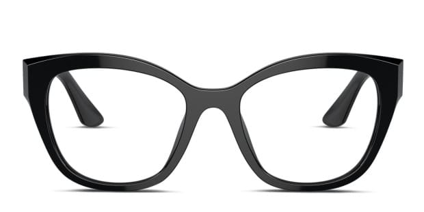 日本製 Miu Miu MU Eyeglasses Prescription Black Shiny 05XV 帽子