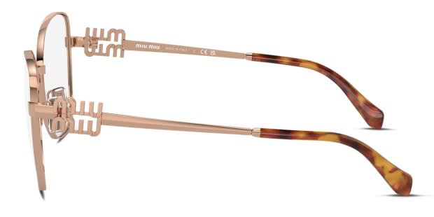 Miu Miu MU 50XV Rose Gold Prescription Eyeglasses