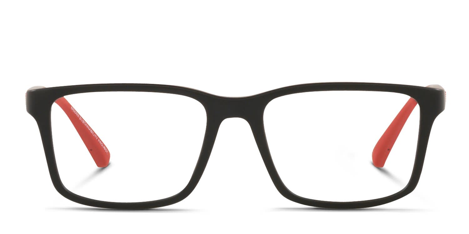 Emporio Armani EA3203 Kids Matte Black glasses - Matte Black - Frontal View