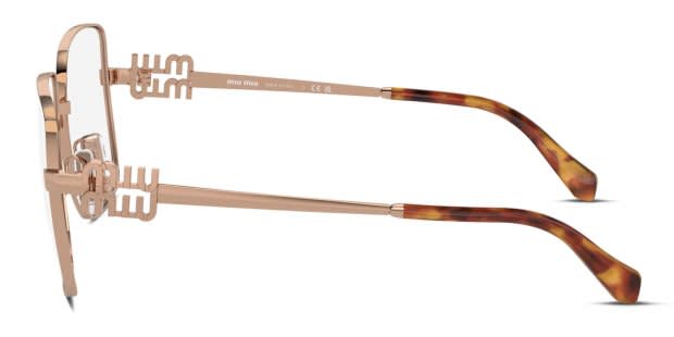 Miu Miu MU51XV Rose Gold Prescription Eyeglasses