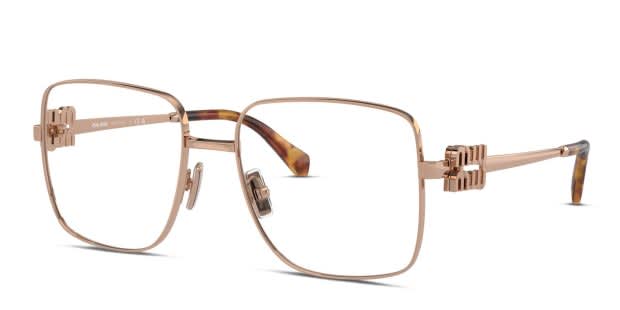 Miu Miu MU51XV Rose Gold Prescription Eyeglasses