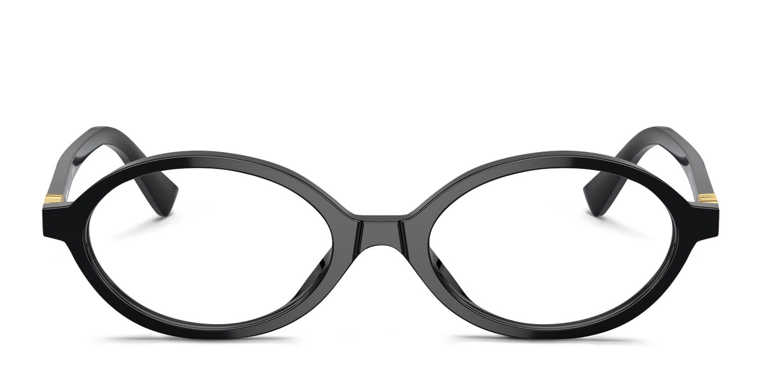 Miu Miu MU01XV Shiny Black glasses - Shiny Black - Frontal View