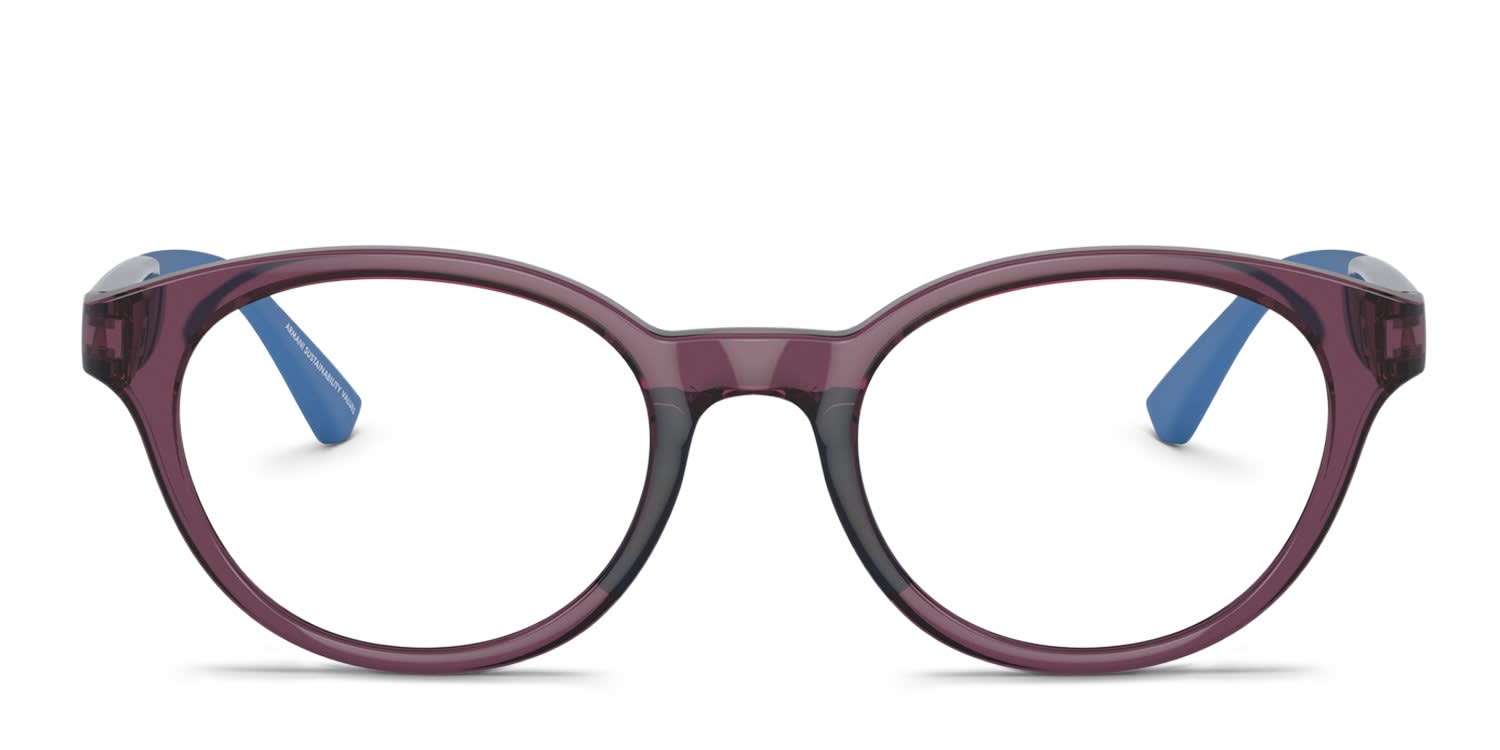 Emporio Armani EA3205 Kids Purple glasses - Purple - Frontal View