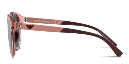 Emporio Armani EK4185F Kids Pink, Clear glasses - Pink / Clear - Side View