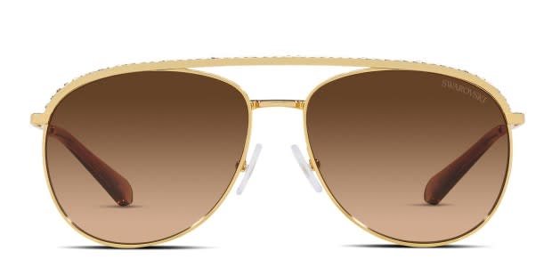 Swarovski SK7005 Gold Prescription Sunglasses