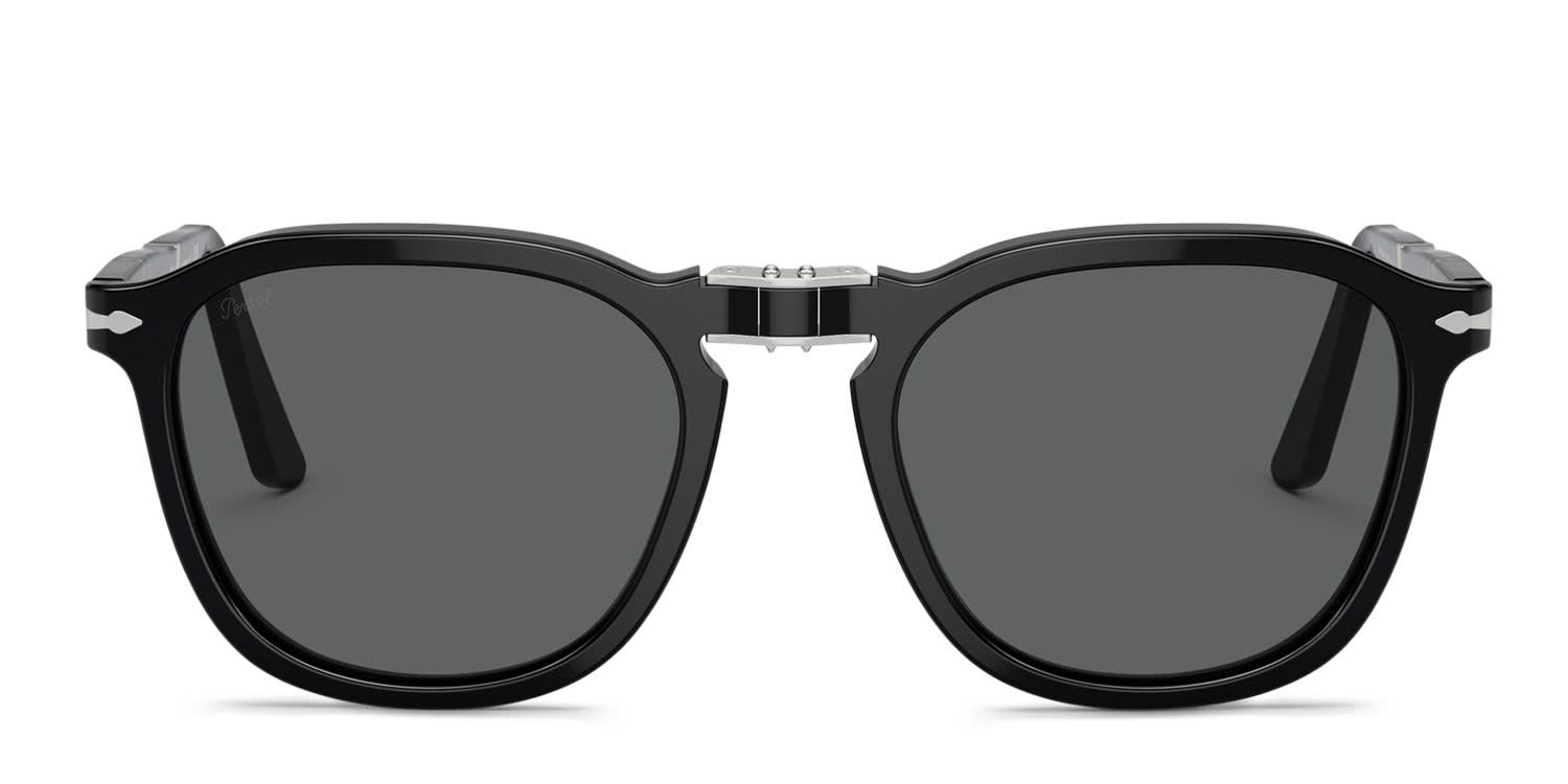 Persol PO3345S Black, Gray glasses - Black / Gray - Frontal View