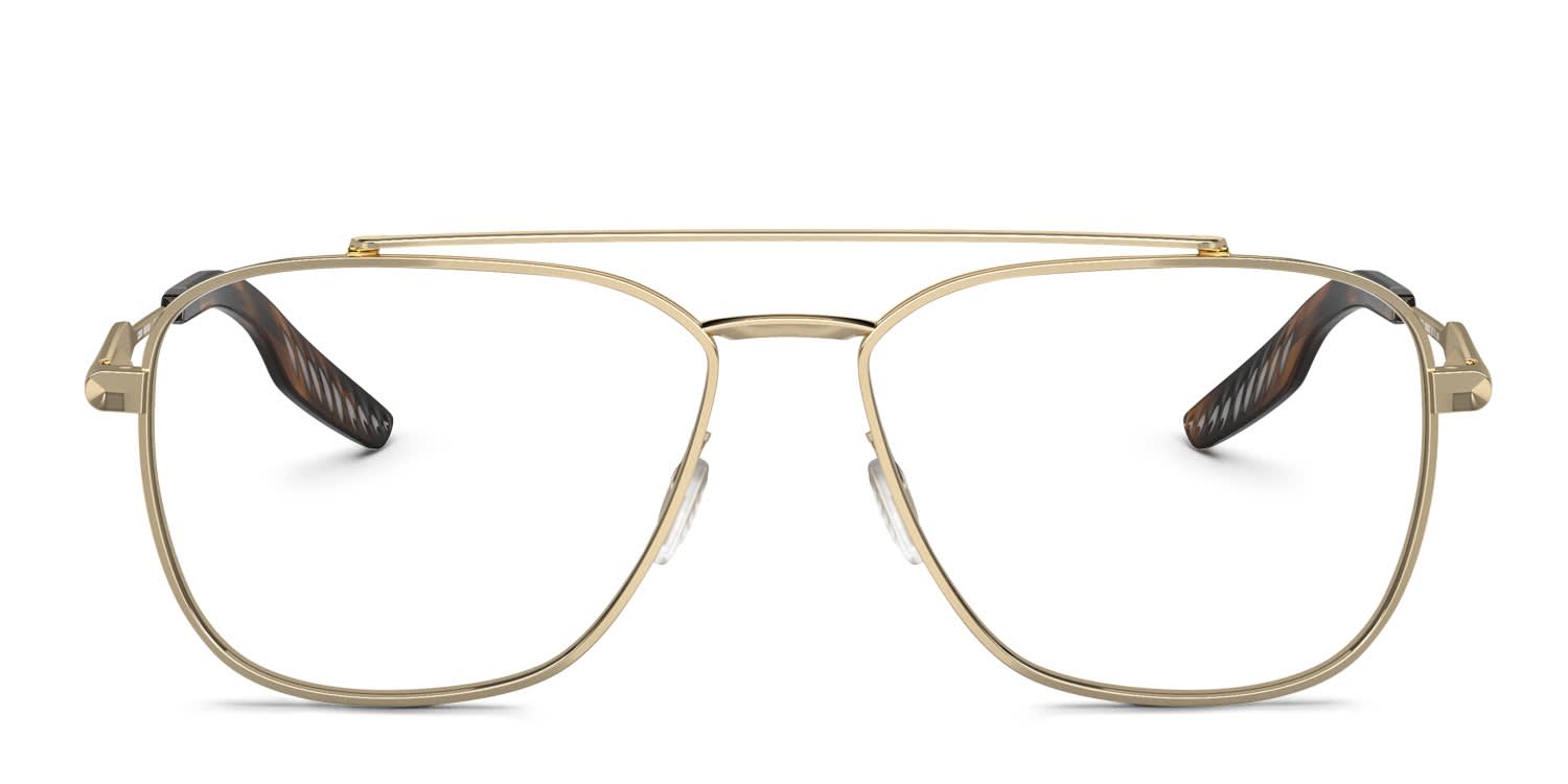 Versace VE1287 Gold Eyeglasses | Includes FREE Rx Lenses