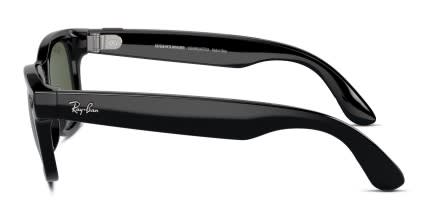 Ray-Ban Meta AI Glasses RW4006 Wayfarer Shiny Black glasses - Shiny Black - Side View