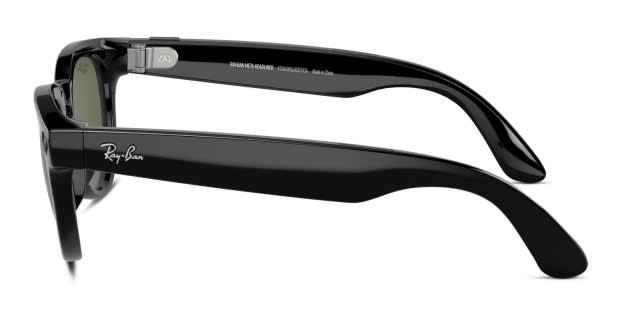Ray-Ban Meta Smart Glasses RW4009 Headliner Shiny Black Sunglasses