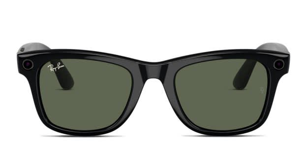 Ray-Ban Meta Smart Glasses RW4008 Wayfarer Shiny Black Sunglasses