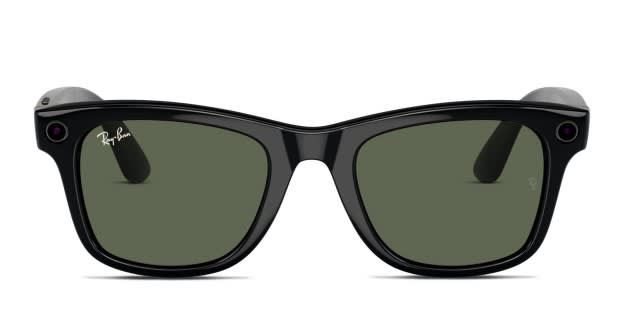 Ray Ban Meta Smart Glasses RW4008 Wayfarer Shiny Black Sunglasses Online
