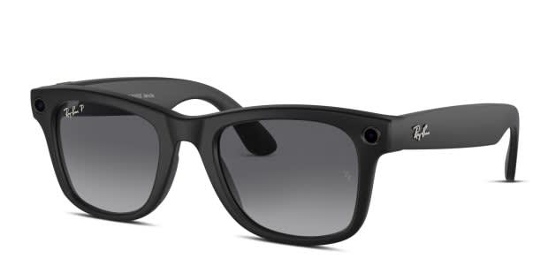 Ray-Ban Meta Smart Glasses RW4008 Wayfarer Matte Black Sunglasses