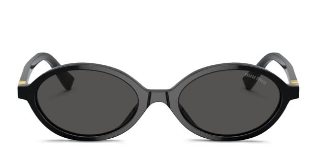 Miu Miu MU04ZS Shiny Black Prescription Sunglasses