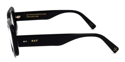 Retrosuperfuture Numero 96 Black glasses - Black - Side View