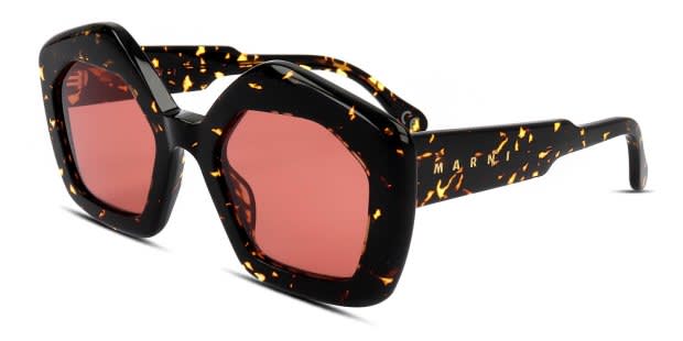 Marni x Retrosuperfuture Laughing Waters Tortoise, Red Sunglasses
