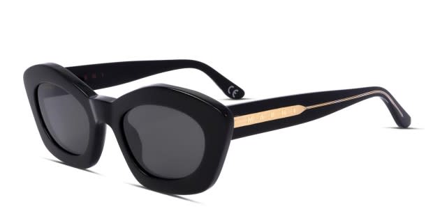 Marni x Retrosuperfuture Kea Island Shiny Black Sunglasses