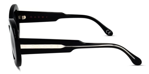 MARNI オハルフレムサンクラス MOUNTBROMO VED Marni x Retrosuperfuture Mount Bromo Shiny Black Sunglasses