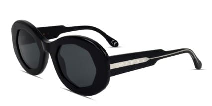 Marni x Retrosuperfuture Mount Bromo Shiny Black glasses - Shiny Black - Angle View