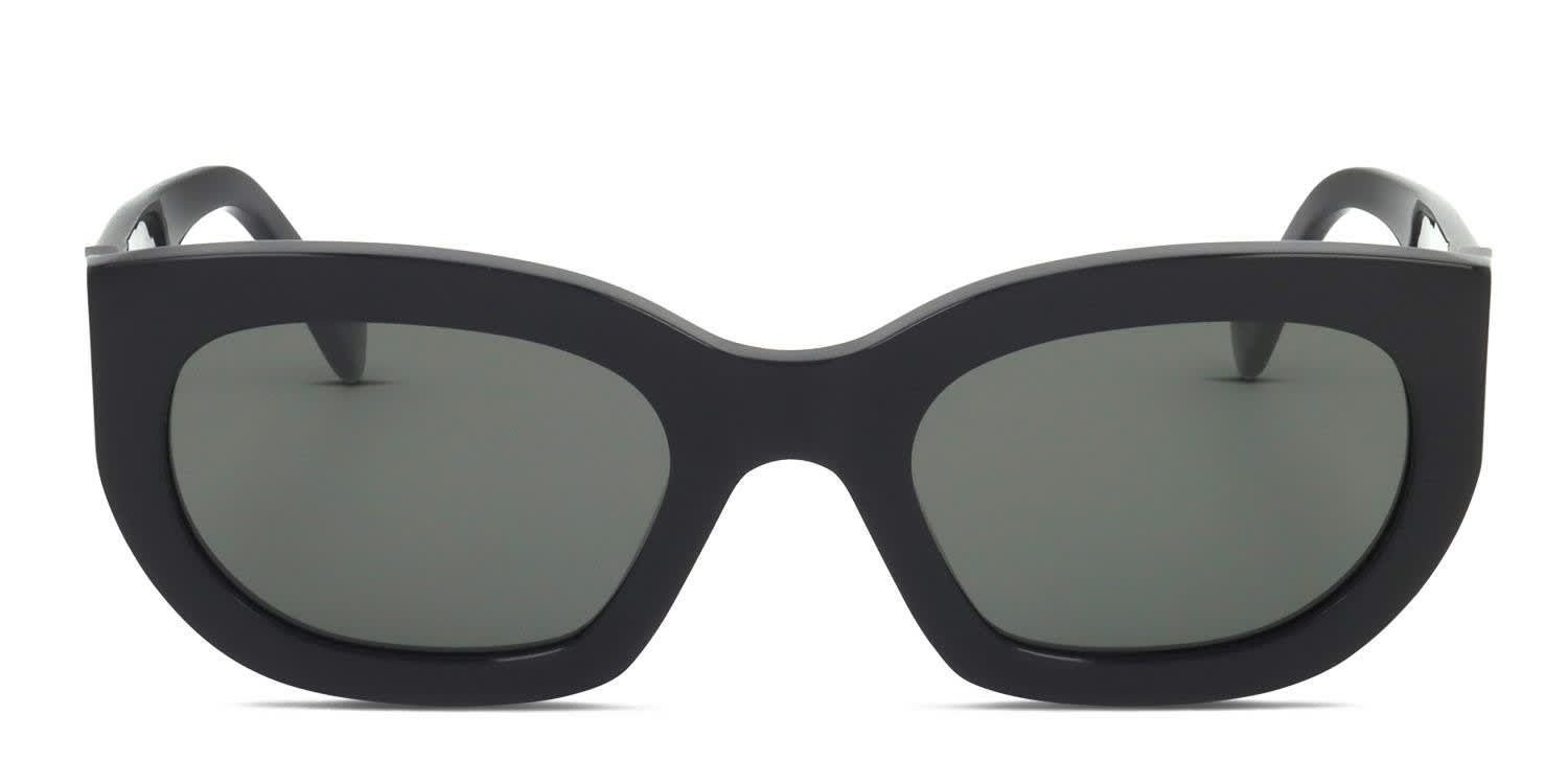 Retrosuperfuture Alva Shiny Black glasses - Shiny Black - Frontal View