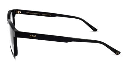 Retrosuperfuture Unico Black glasses - Black - Side View