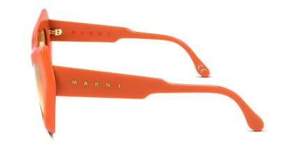 Marni x Retrosuperfuture Devil's Pools Orange glasses - Orange - Side View