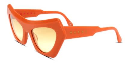 Marni x Retrosuperfuture Devil's Pools Orange glasses - Orange - Angle View
