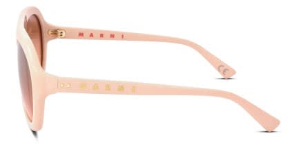 Marni x Retrosuperfuture Mount Toc Beige glasses - Beige - Side View
